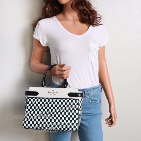 staci new benay spot medium satchel